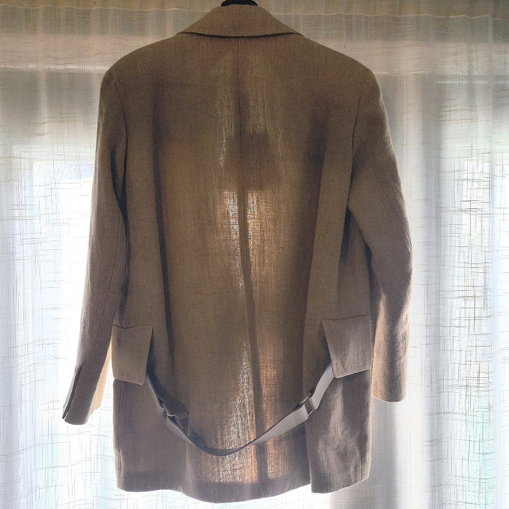 NWT❤️MAX MARA Undici Linen Blazer Jacket - Picture 6 of 8